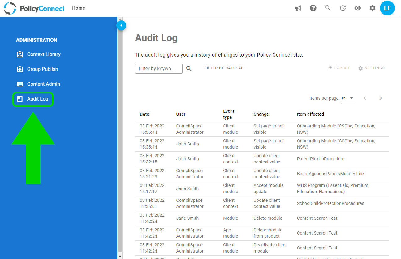 audit-log-support-hub